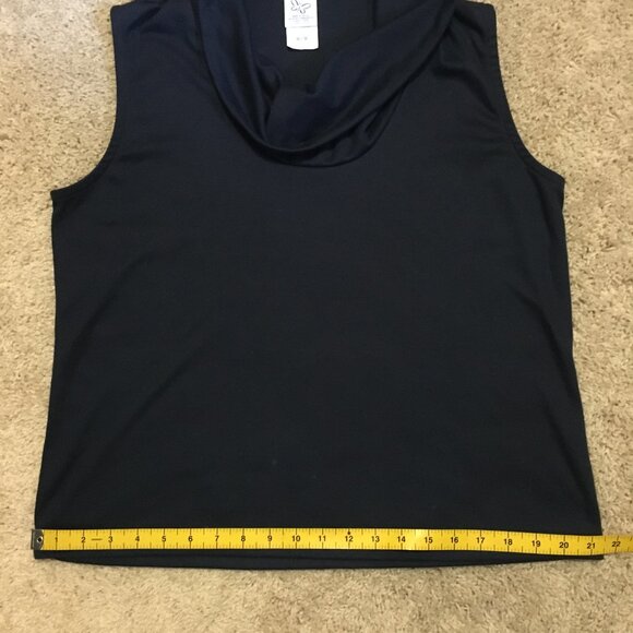 Vintage Canadian Made Cowl Neck Sleeveless Jersey Tank - Picture 11 of 13